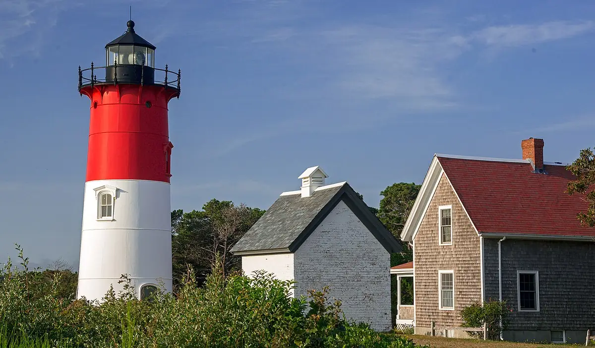 Nauset Light lighthouse in Eastham